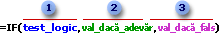 formulă cu funcția if