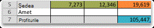 Example Solver evaluation with new values