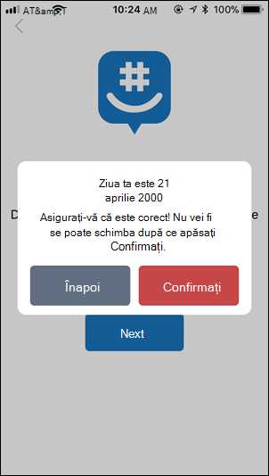 Caracteristica data nașterii GroupMe