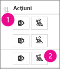 Accesați centrul de administrare clienți sau solicitări de servicii din coloana Acțiuni