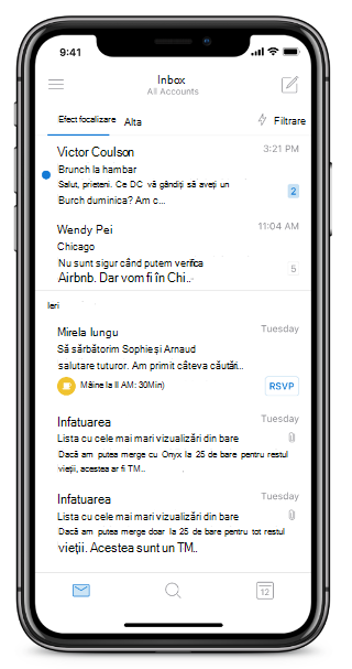 Afișează un ecran iPhone fără buton Home.
