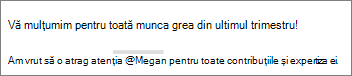 Puteți alege să afișați doar un prenume al persoanei