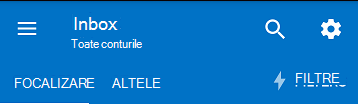 Comutarea la vizualizarea Prioritare