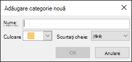 Adăugați o categorie nouă