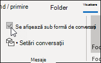 Afișare ca conversație