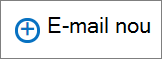 Captură de ecran care afișează controlul Corespondență nouă, utilizat pentru a crea un mesaj de e-mail.