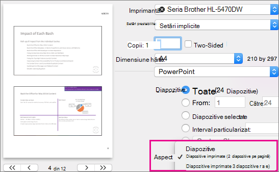 PowerPoint for Mac Preview Handouts for Print