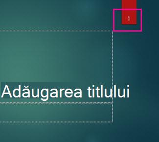 Tema Ion cu număr de diapozitiv