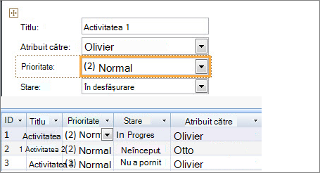 Crearea unei vizualizări cu Microsoft Access