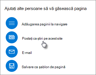 Promote panel showing Post as News on this site