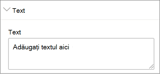 Introducere text