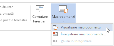 Comanda Vizualizare macrocomenzi
