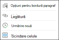 Buton pentru funcția de urmărire.