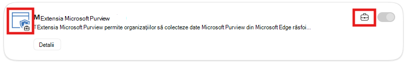 Captură de ecran a siglei servietei.