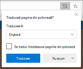 Confirmați panoul de traducere