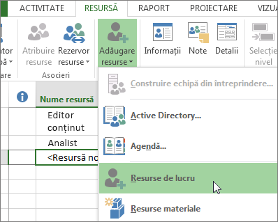 adăugare resursă nouă de tip persoană