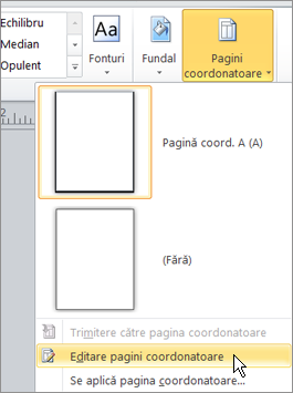 Selecting Edit Master Pages on the Master Pages menu