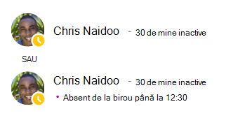Mesaj de prezență pentru Cezar