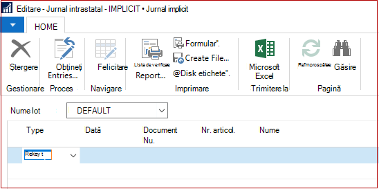 Exportul fișierului Intrastat