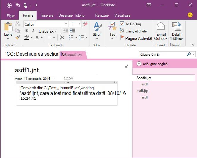 the screenshot of the sample of the output