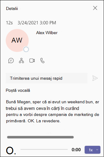 Teams-Voicemail-Details screen