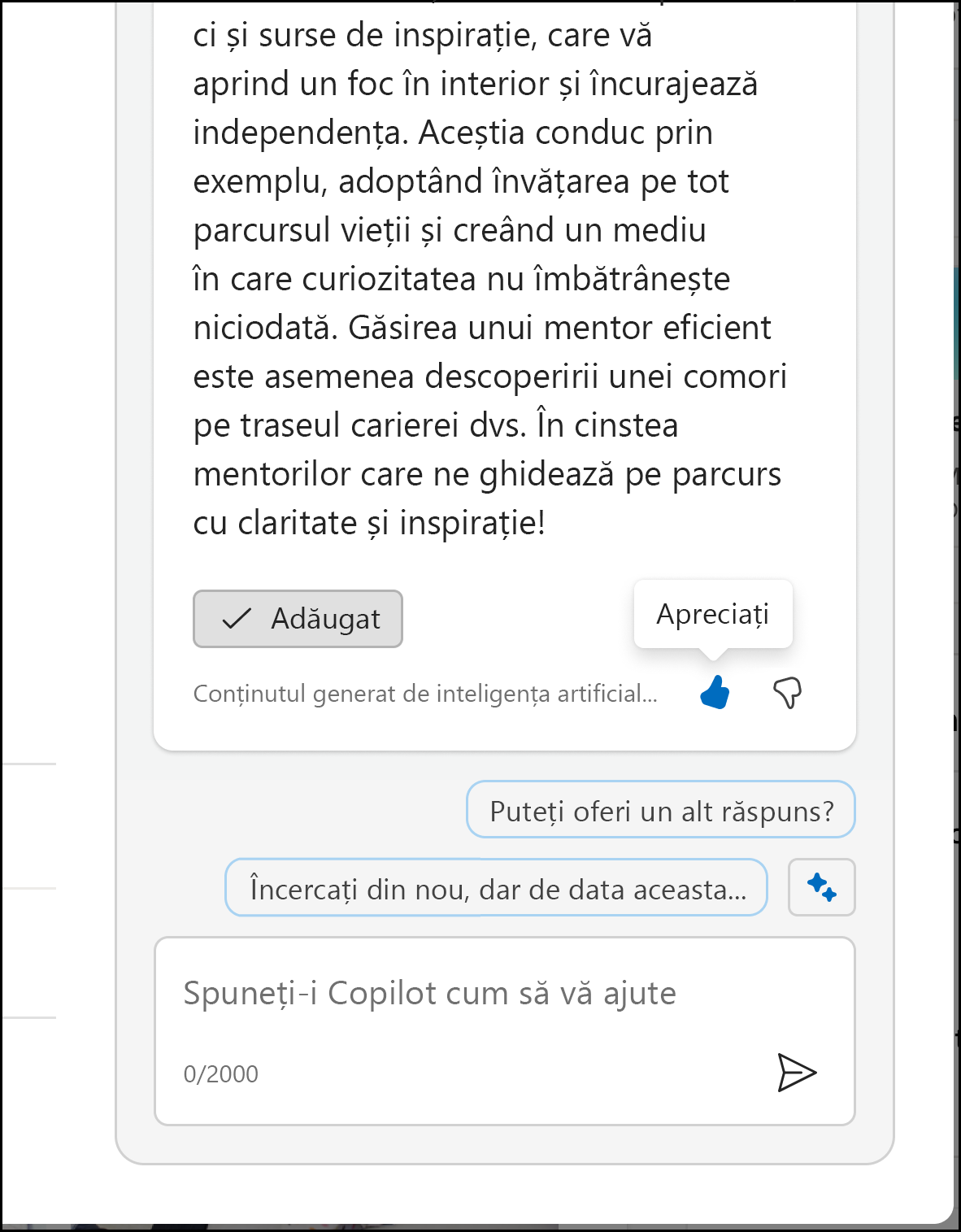 Captura de ecran afișează pictogramele Aprobați pe care le utilizați pentru a debloca formularul de feedback.