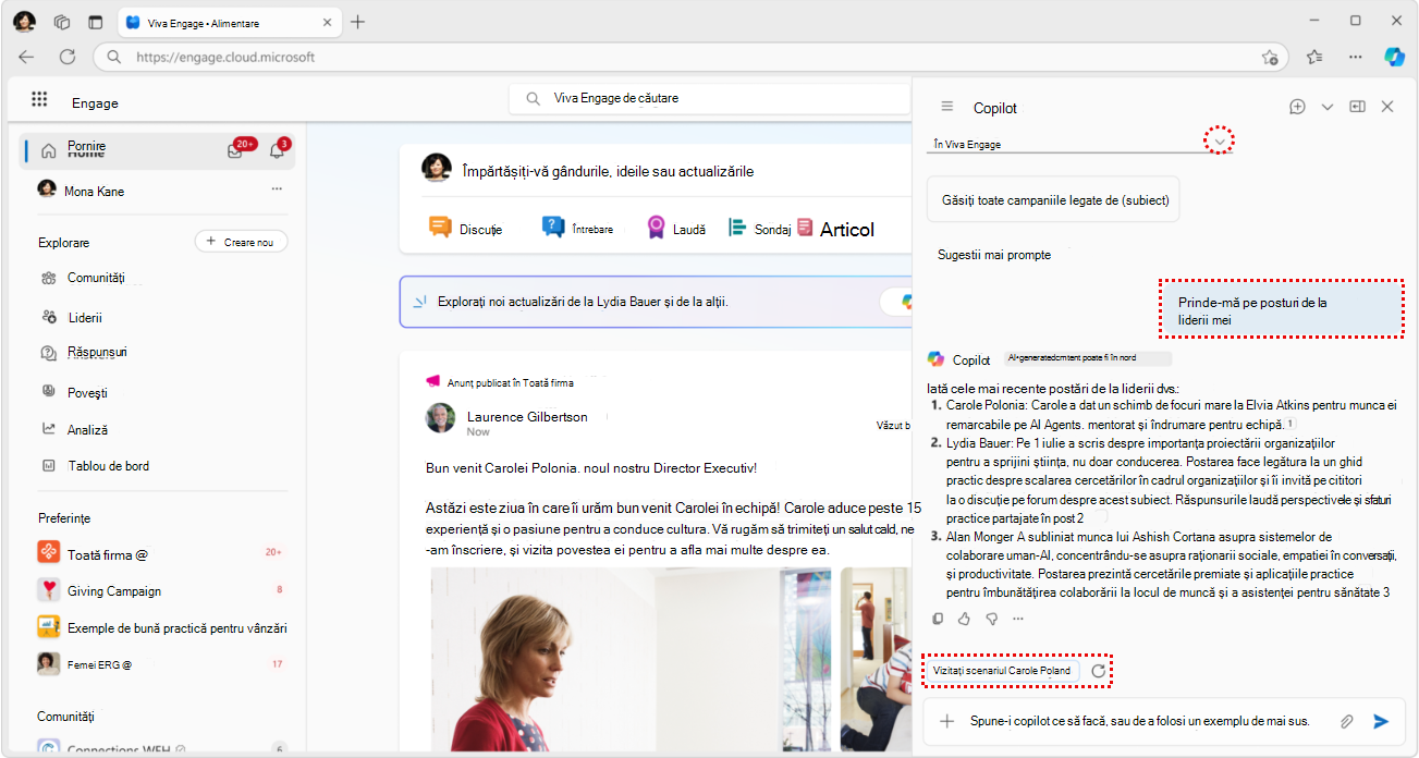 Căutare globală și detaliere