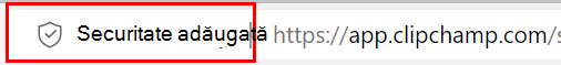 Edge a adăugat securitate, listă albă Clipchamp 1