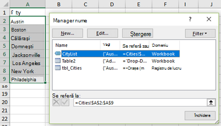 Manager nume