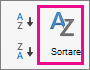 On the Excel Data tab, select Sort