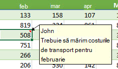 Imaginea unui comentariu care a fost reformatat.