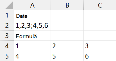 TextSplit Excel Exemplu 2