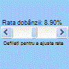 Exemplu de control de tip bară de defilare de pe bara de instrumente Formulare