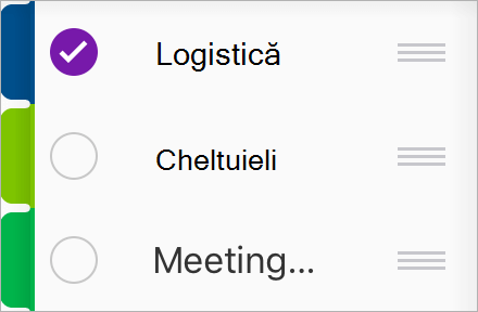 Selectați secțiunea pe care doriți să o mutați într-un alt blocnotes