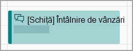 Schiță de întâlnire de vânzări din Calendar