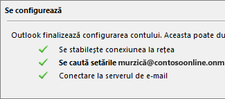 A treia pagină a expertului Cont nou