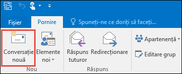 Conversație nouă de grup