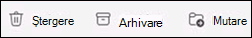 Outlook for Mac archive button