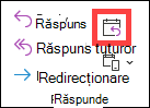 Butonul Răspuns cu întâlnire în Outlook clasic
