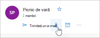 Captură de ecran cu butonul de acces la fișierele de grup
