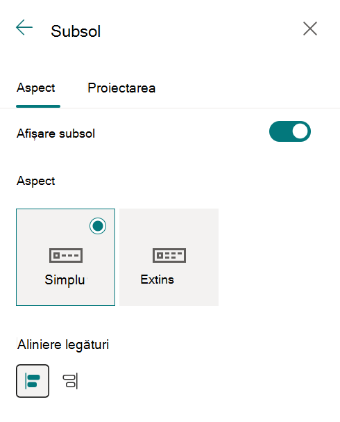 alinierea subsolului