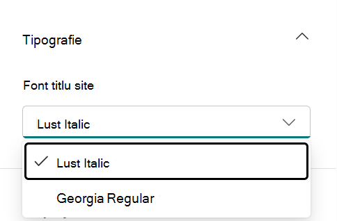 tipografie de antet