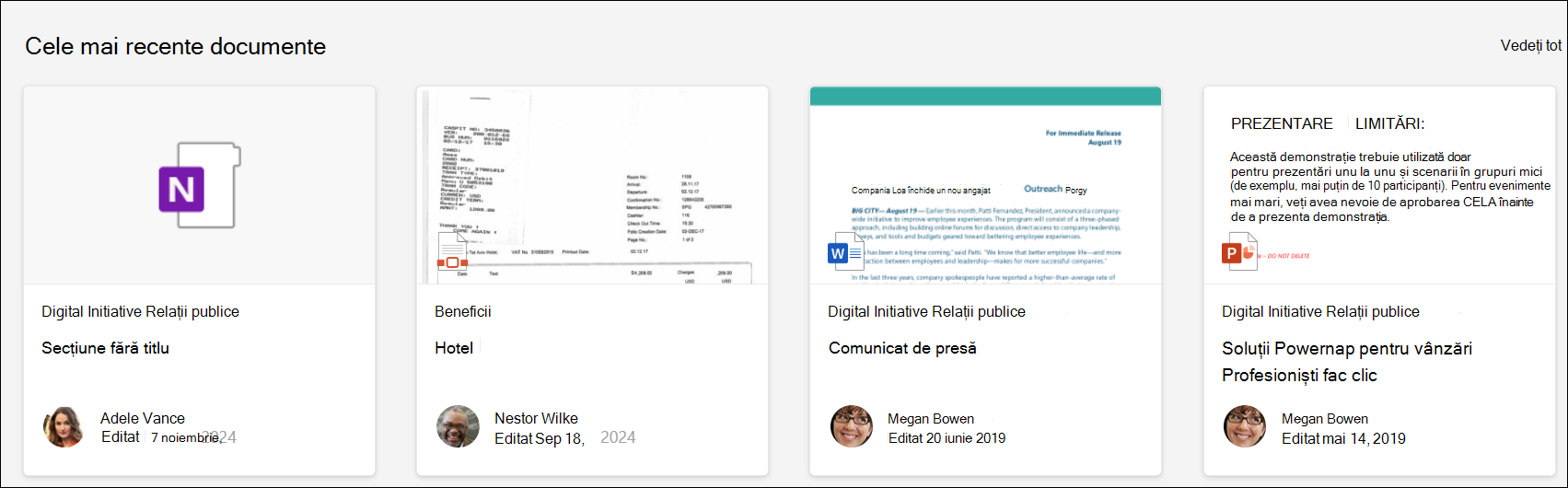 site hub evidențiat - parte web