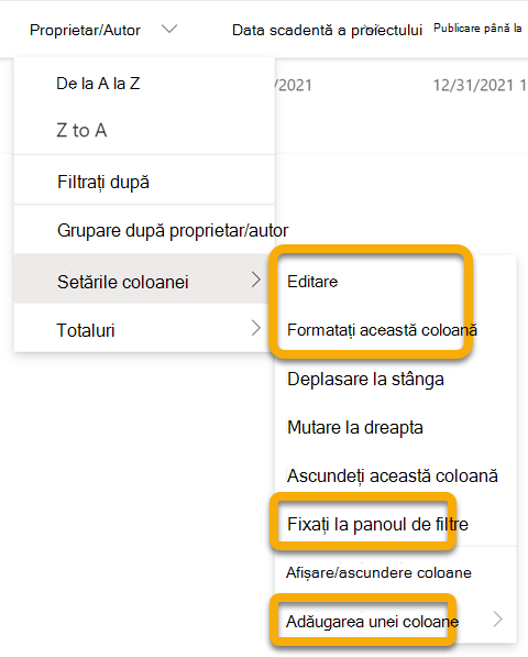 Când lucrați offline, opțiunile indisponibile sunt estompate. Aceste opțiuni vor fi restaurate atunci când sunteți conectat la internet.