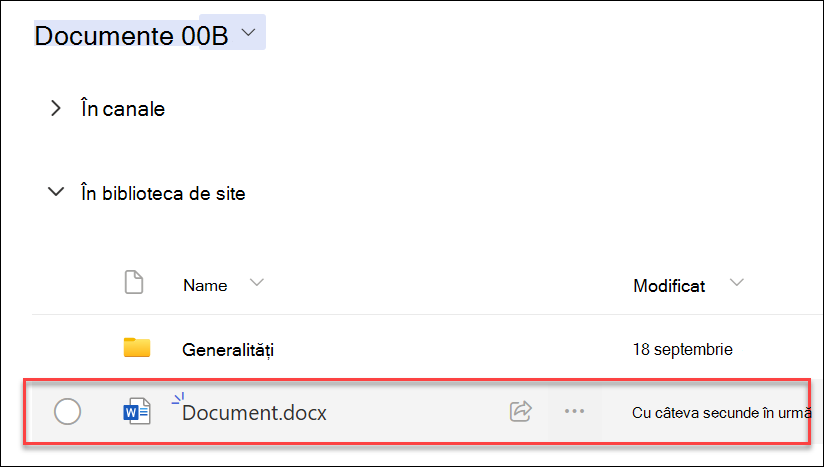 screenshot of Newly created file