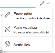 Pictograma creion indică faptul că destinatarii pot edita fișierul