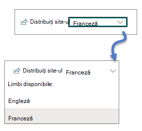Listă verticală Limbă