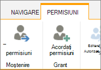 Delete Unique Permissions button