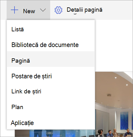 Pagină nouă