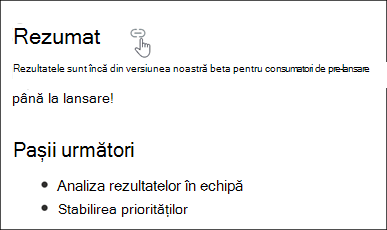 Exemplu de link de ancorare a paginii